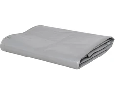 Tentas, pilkos spalvos, 4x5m, 650g/m²