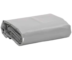 Tentas, pilkos spalvos, 4x8m, 650g/m²