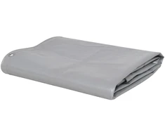Tentas, pilkos spalvos, 650g/m², 6x8m