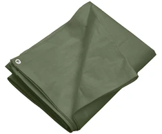 Tentas, žalios spalvos, 6x10m, 260g/m², HDPE
