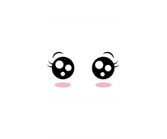 Termo aplikacija, užlyginama aplikacija, mielos kawaii akys