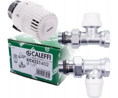 Termostatinis tiesus radiatorių komplektas Caleffi