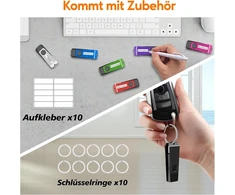 Tewene 16 Gb Usb 3.0 atmintinės, 10 vnt. spalvotos
