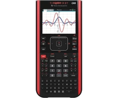 Texas Instruments Ti-nspire Cx Ii-t Cas 800 funkcijų spalvotas braižymo skaičiuotuvas 3d, juodas/raudonas