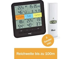 Tfa Dostmann Weatherhub 31.4007.02 pradinis rinkinys su Klima@home belaidžiu termo-higrometru, mobiliu oro kondicionieriumi ir namų stebėjimu