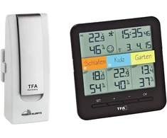 Tfa Dostmann Weatherhub 31.4007.02 pradinis rinkinys su Klima@home belaidžiu termo-higrometru, mobiliu oro kondicionieriumi ir namų stebėjimu