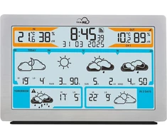 Tfa Dostmann Wlan meteorologijos stotis Tfa.me Id-02, 35.8100, profesionali orų prognozė iš wetter.com 3–6 dienoms, internetinis portalas, įskaitant lauko jutiklio radiją, max-min reikšmes, įspėjimo funkciją