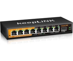 Šakotuvas Tg Net Valdomas 8 prievadų 2.5g tinklo jungiklis su 10g Sfp