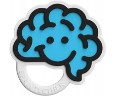 The Brain Teether silikoninis kramtukas Mózg, mėlynas
