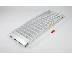 The Ramp People 1 x sulankstoma motociklo rampa, 44 cm pločio, 680 kg keliamoji galia – aliumininė motociklo pakrovimo rampa (2,3 m)