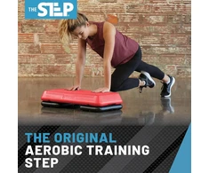 The Step Circuit Size aerobinė platforma, Circuit Size steperiai mankštai su paaukštinimais reguliuojamai treniruotei namuose, laiptų steperis mankštai ir namų sporto salei