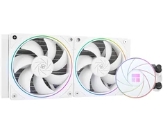 Thermalright Aqua Elite 240 Baltas Argb V2 skystas Cpu aušintuvas, dvigubi Pwm ventiliatoriai su 2000 aps/min greičiu, 240 kompiuterio Cpu vandens aušintuvas, skirtas Amd/am4/am5 ir Intel Lga1150/1151/1200/2011/1700