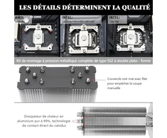 Thermalright Assassin King 120 Se Argb Cpu aušintuvas, Ak120se Argb, 5 šiluminiai vamzdeliai, Tl-c12c-s Pwm tylus ventiliatorius Cpu aušintuvas su S-fdb guoliais, skirtas Amd Am4 Am5/intel 1150/1151/1200/1700/17xx