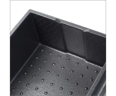 Thermo Future Box Thermobx kvadratinė vėsinimo dėžė, transportavimo dėžė, šildymo dėžė ir izoliuota dėžė su dangčiu, 35 litrų picos dėžė, šeimai, termo dėžė pagaminta iš Epp (išplėstas polipropilenas)