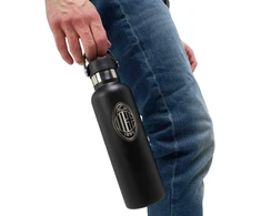 Thermos Ac Milan termosas, 0.6 l, silikoninis, geležinis, plastikinis