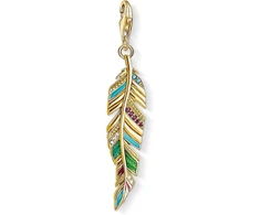 Thomas Sabo Y0034-340-7 moteriškas pakabukas Ethnic Feather, 925 sidabras