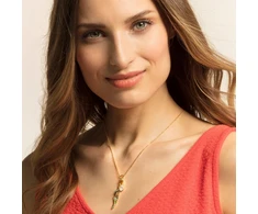 Thomas Sabo Y0034-340-7 moteriškas pakabukas Ethnic Feather, 925 sidabras