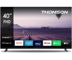 Thomson 40" Led Full Hd Smart Android Tv, Google Assistant, Wi-fi, Dolby Digital, Bluetooth, Triple Imtuvas (cable/satellite/antena), Hdmi, Ci+, A+ Panel - 40fa2s13