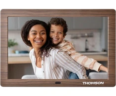 Objektyvas Thomson Skaitmeninis nuotraukų rėmelis, 8 colių, elektroninis nuotraukų rėmelis su nuotolinio valdymo pulteliu, Hd 1280 x 800 skaitmeninis nuotraukų rėmelis, Ips ekranas, muzikos, nuotraukų ir vaizdo įrašų atkūrimas