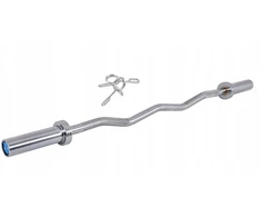 Thunder lengvai lenktas olimpinis grifas 120cm plieno 50mm tvirtas treniruotėms