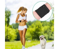 Tiiyee Prakaitas sugeriantis raištis, krepšelis ant riešo, krepšelis ant riešo, raištis, piniginė, užtrauktukas, sportinis krepšelis ant riešo, laidus orui prakaitas sugeriantis raištis