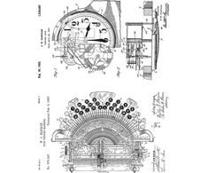 Tim Holtz lipnūs antspaudai 17.8cm x 21.6cm - Inventor 1