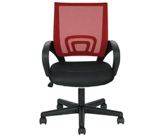 Timeless Tools biuro kėdė, tinklinis ergonomiškas raudonas fotelis