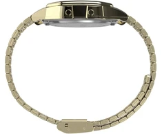 Timex T80 34mm laikrodis su auksine apyranke