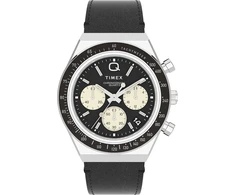 Timex Tw2v42700 laikrodis su rudos odos dirželiu