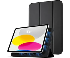 Timovo dėklas, skirtas ipad a16 11-os kartos 11 colių 2025 m., ipad 10-os kartos 2022 m. 10,9 colio, plonas magnetinis trifold stovas, apsauginis dėklas su automatiniu miego/pabudimo režimu, juodas
