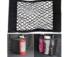 Tinklinė kišenė bagažinei su lipdukais 80 x 25 cm Xxl juoda - patogumas + komfortas