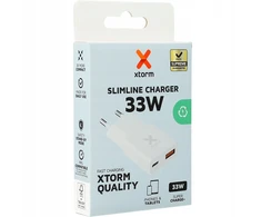 Tinklo įkroviklis 33w, Usb-c Pd Pps, Usb-a Qc greitasis Xtorm kompaktiškas mažas
