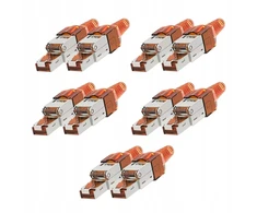 Tinklo jungtis kabelių jungtis ilgintuvas rj45 ethernet lan 10 vienetų