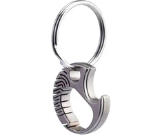 Titano raktų pakabukas Edc, mini karabinas