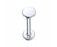 Titinis Labret Kolczykas su Plokščiu Disku 1.2/6/4 mm