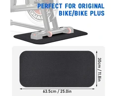 Tobwolf grindų apsaugos kilimėlis treniruokliams, treniruokliui, 5 mm neslystantis peloton grindų apsaugos kilimėlis, dvigubas kilimėlis, grindų apsaugos kilimėlis, treniruoklių įranga sporto įrangai, namų sporto salei