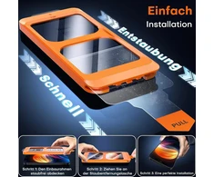 Tocol, skirtas iphone 12/12 pro, grūdintas stiklas, smūgiams atspari apsauginė stiklo automobilio montavimo 9h kietumo plėvelė, atspari įbrėžimams, pirštų atspaudams, riebalams, burbulams, ekrano apsauga, skirta iphone 12/12