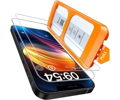 Tocol, skirtas iphone 12/12 pro, grūdintas stiklas, smūgiams atspari apsauginė stiklo automobilio montavimo 9h kietumo plėvelė, atspari įbrėžimams, pirštų atspaudams, riebalams, burbulams, ekrano apsauga, skirta iphone 12/12