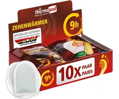 Toe Warmers - Originalūs: 10 porų šildymo pagalvėlių, šildančių 8 valandas, momentinio naudojimo pėdų šildytuvai, itin šilti pėdų šildytuvai, idealūs veiklai lauke ir slidinėjimo batams, pėdų šilumos pagalvėlė, balta