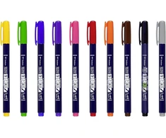 Tombow Fudenosuke Ws-bh-10p teptukų rinkinys, 10 vnt.