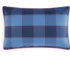 Tommy Hilfiger patalynės komplektas Tartan Heritage Navy, dydis 155 x 220 + 80 x 80 cm