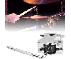 Tomo būgno stovas, tomo būgno stovo laikiklis sidabrinis daugiafunkcinis muzikos instrumentų priedas wc83