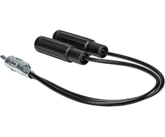 Tomzz Audio 1500-026 antenos skirstytuvas Y adapteris antenos skirstytuvo adapterio kabelio jungtis Din Iso automobilinis radijas nuo vyriško iki 2 x moteriško