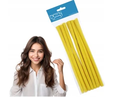 Toni &amp; Guy Ponik's Ilgi plaukų suktukai, guminiai, skirti garbanoms ir bangoms formuoti, 10 mm, 12 vnt., 24 cm