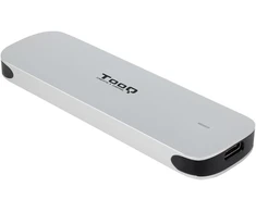 Tooq Tqe-2202s - išorinis aliuminio korpusas M.2 Ngff Ssd diskams, sidabrinis