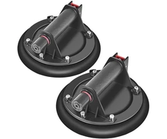 Toosoar Profesionalus vakuuminis siurbtukas 8 colių (20 cm) 2 vnt. rinkinys - 200 kg keliamoji galia stiklui, plytelėms ir marmurui - pramoniniai siurbtukai su ergonomiška rankena