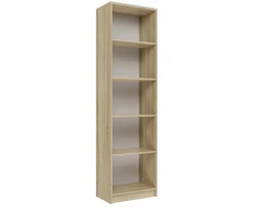 Top E Shop Topeshop biuro lentyna R50, 50 cm, lentynos, spintelė knygoms, segtuvams, ąžuolas sonoma ir biurui