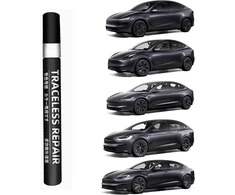 Topabyte dažų pieštukas, skirtas Tesla Model Y Juniper Model 3 Highland Model X Model S pilkos spalvos automobilių dažų įbrėžimų taisymui, dažų retušavimo pieštukas, stealth pilkas - pn01