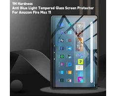 Topesct 2 vnt. ekrano apsaugų, skirtų Amazon Fire Max 11, 9h grūdinto stiklo ekrano apsauga, skaidrus apsauginis stiklas