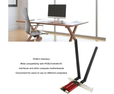 Topiky 1200 mbps dviejų dažnių pcie wlan kortelė, 7260ac pro pcie wlan kortelė su bt 4.0, dviejų dažnių belaidis adapteris, skirtas 7 8 10 11, palaiko 2.4g 5g stiprų suderinamumą